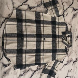 Black and white coat